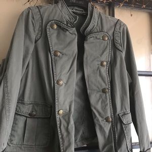 a.n.a. Green camo military jacket